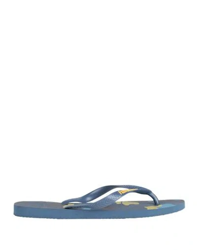 Havaianas Man Thong Sandal Navy Blue Size 13 Rubber