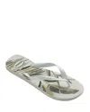 Havaianas Men's Aloha Flip Flop Sandals In White