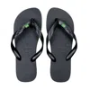 Havaianas Men Brasil Flip Flops Black In Black