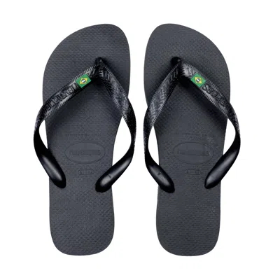 Havaianas Men Brasil Flip Flops Black