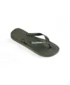 Havaianas Men's Brazil Logo Flip-flop Sandals In Green Olive