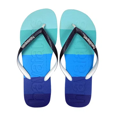 Havaianas Men Top Logomania Gradient Marine Blue