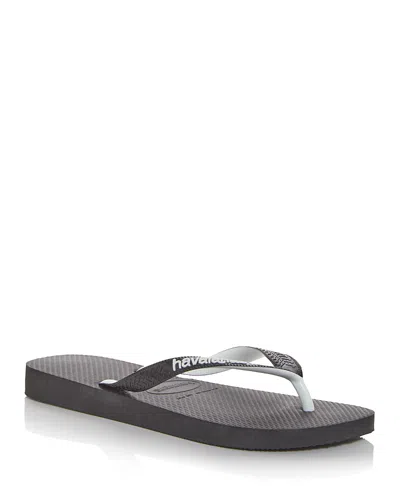 Havaianas Men's Top Mix Flip Flops In Black