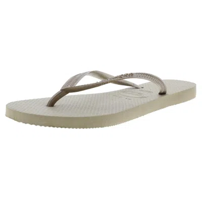 Havaianas Metallic Man Made Flip-flops In Multi