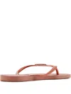 Havaianas Slim Logo Metallic Flip Flop In Pink