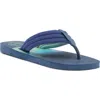 Havaianas Print Flip Flop In Indigo Blue