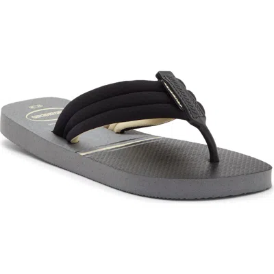 Havaianas Print Flip Flop In Black