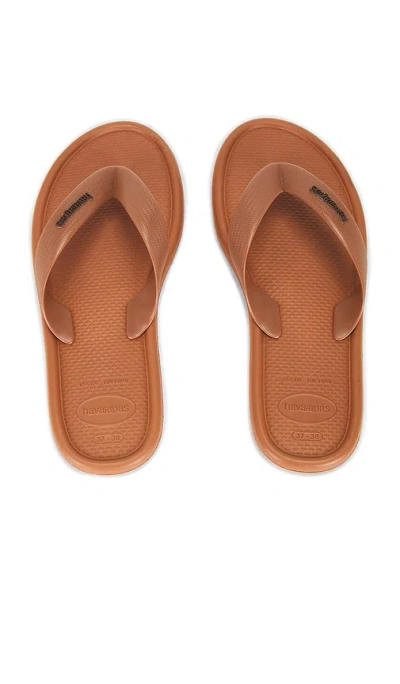 Havaianas Puffed Up Sandal In Brown