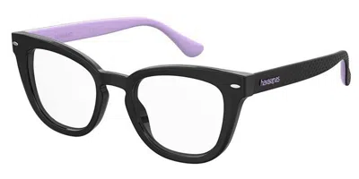 Havaianas Rosa/v Women's Glasses, Black, Size 52