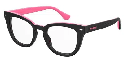 Havaianas Rosa/v Women's Glasses, Black, Size 52 In Multi