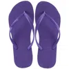 Havaianas Round Toe Slim Purple In Blue