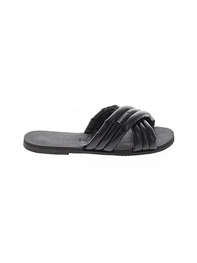 Pre-owned Havaianas Sandals In Black