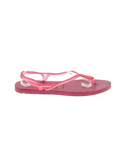 Pre-owned Havaianas Sandals In Pink
