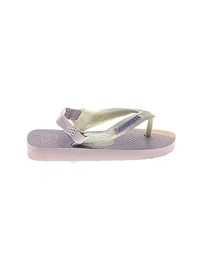 Pre-owned Havaianas Kids' Sandals In Purple