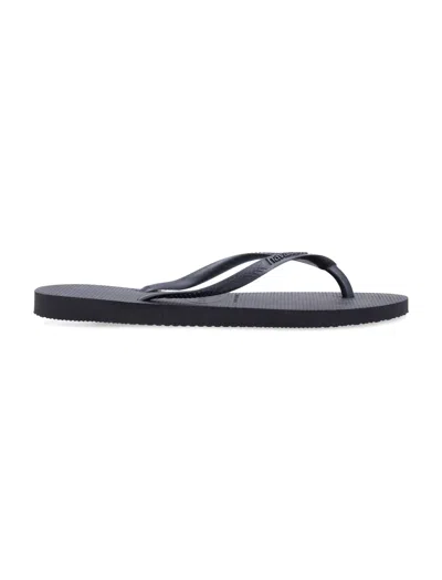 Havaianas Sleek Women's Slim Flip-flops In Black
