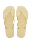 Havaianas Slim Butter Cream In Yellow