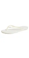 Havaianas Slim Crystal Flip Flops White In White