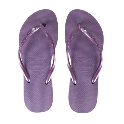HAVAIANAS SLIM CRYSTAL SW II MALVE