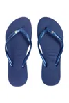 Havaianas Slim Crystal Sw Ii Navy Blue In Blue