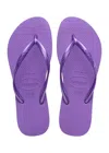 Havaianas Slim Dark Purple In Purple