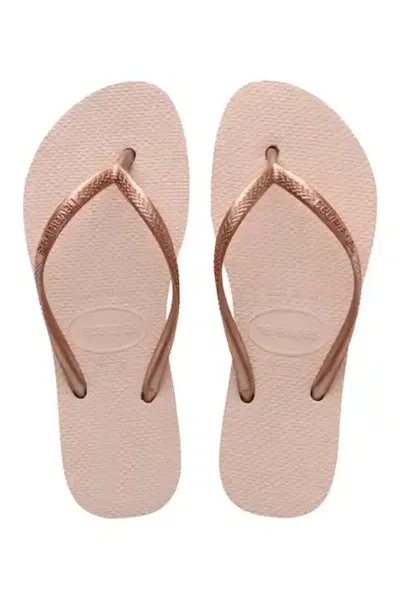 Havaianas Slim Flatform Ballet Rose In Pink
