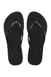 Havaianas Slim Flatform Black In Black
