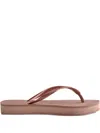 Havaianas Slim Flatform Flip Flop In Pink