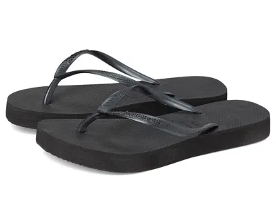 Havaianas Slim Flatform Flip-flop Sandal In Black