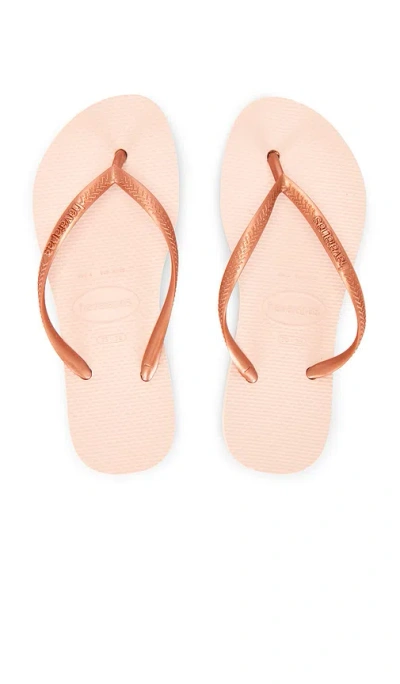 Havaianas Slim Flatform Sandal In Pink