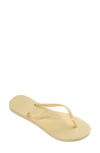Havaianas Slim Flip Flop In Buttercream