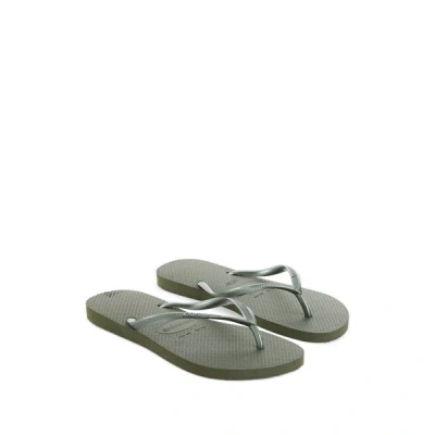 Havaianas Slim Flip Flops In Green