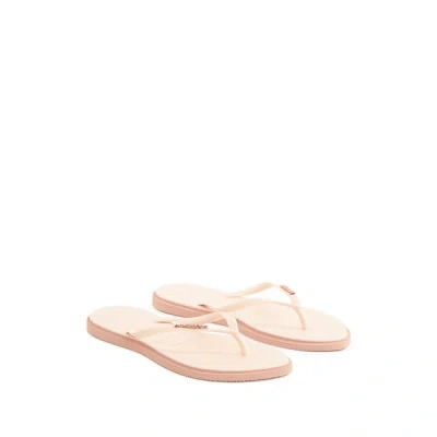 Havaianas Slim Flip Flops In Neutral