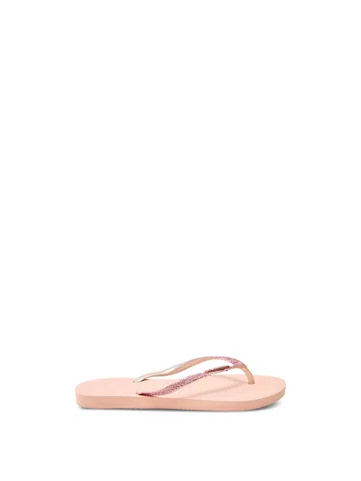 Havaianas Slim Glitter Ballet Rose Sandal