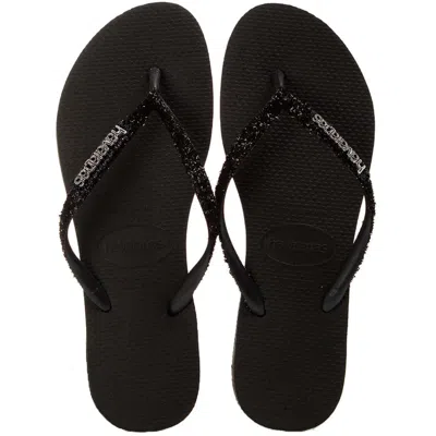 Havaianas Slim Glitter Ii Black/dark Grey