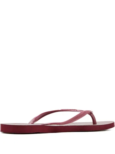 Havaianas Slim Gloss Flip-flops In Pink