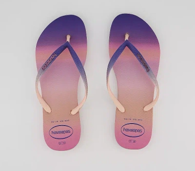 Havaianas Slim Gradient Sunset Ballet Rose In Multi