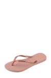Havaianas Slim Logo Metallic Flip Flop