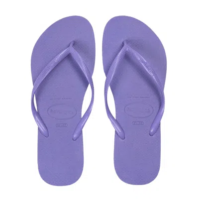 Havaianas Slim Purple Paisley In Blue