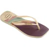Havaianas Slim Square Flip Flop In Yellow