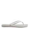 Havaianas Slim Square-shape Rubber Flip Flops In White