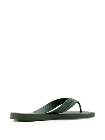 Havaianas Slim Square Sparkle Logo-plaque Flip-flops In Green