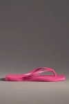 Havaianas Slim Square Thong Sandals In Pink