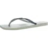 Havaianas Slim Square Womens Thong Slip On Flip-flops In Beige