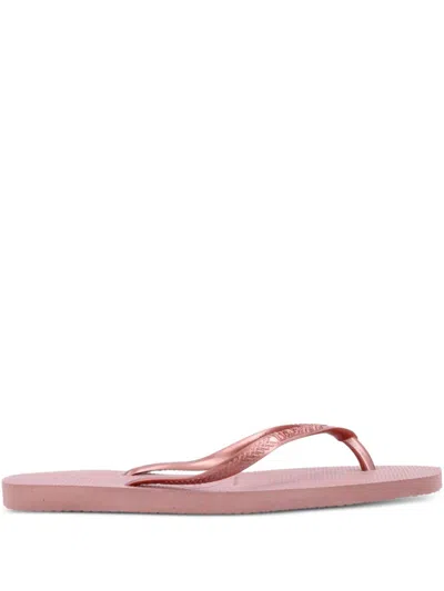 Havaianas Slim-strap Flip-flops In Pink