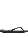 Havaianas Square Toe Flip-flops In Black