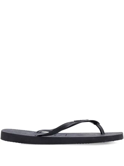 Havaianas Square Toe Flip-flops In Black