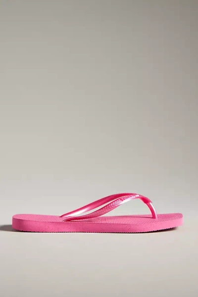 Havaianas Square-toe Sandals In Pink