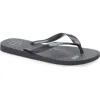 Havaianas Star Wars Flip Flop In Black/black/blue