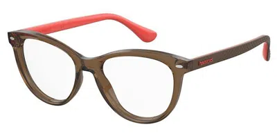 Havaianas Taipu/v 2rh Women's Glasses Brown Size 51 - Free Lenses - Blue Light Block Available In Transparent Dark Brown