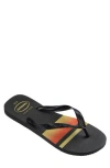 Havaianas Top Basic Flip Flop In Black